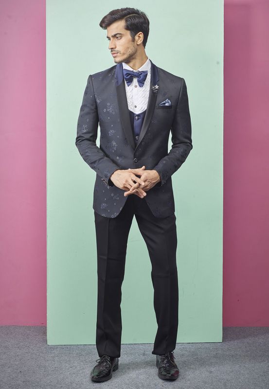 Exclusive Designer Wedding Suit Blue Colour.