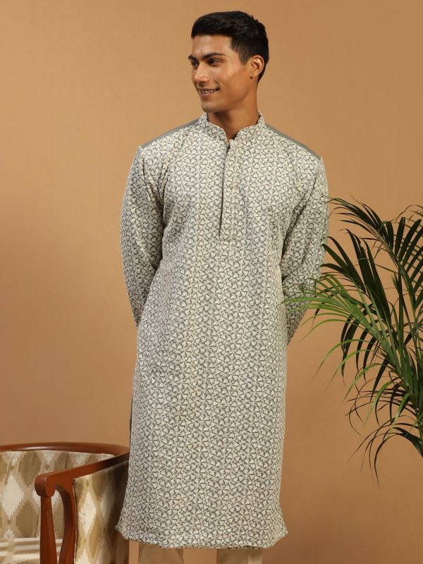 VASTRAMAY Men's Black Cotton Blend Pathani Style Kurta_VASMPT003BL_40 :  Amazon.in: Fashion