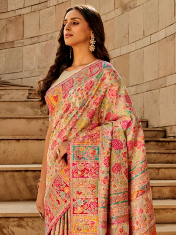 Buy KheyaliBoutique Hand Painted, Floral Print Tant Pure Cotton White Sarees  Online @ Best Price In India | Flipkart.com