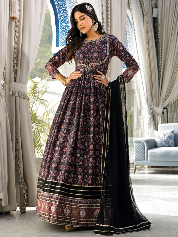 Shop Printed Salwar Kameez Online  Designer Printed Salwar Suits