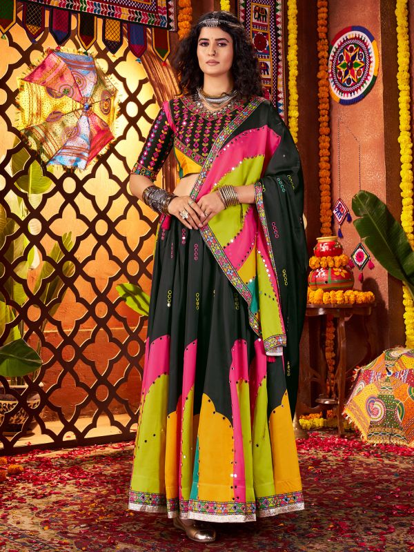 Multicolor Digital Printed Festive Lehenga Choli