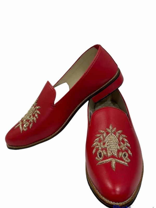 Red Velvet Smoking Loafer with Gunmetal Horn Tassels — dolce vita MEN