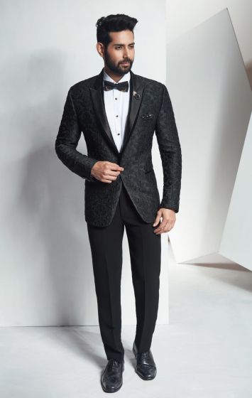 Best Wedding Suits for Men in Elegant Designer Black