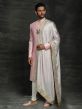 Pink Colour Silk Wedding Sherwani With Hand Work.