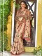 Dola Silk Designer Saree Golden Colour.