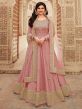 Pink Colour Silk Fabric Designer Salwar Suit.