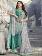 Grey Colour Banarasi Silk Fabric Women Saree.