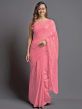 Pink Colour Party Wear Saree.