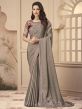 Grey Colour Silk Saree.