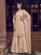 Peach Colour Georgette Salwar Kameez.