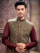 Biege Traditional Style Mens Nehru Jacket