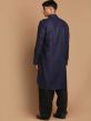 Blue Cotton Pathani Kurta Pyjama