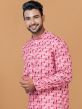 Pink Digital Printed Kurta Pyjama Set