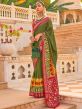 Blue Pre-Stitched Bridesmaid Saree With Embroidery