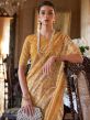 Yellow Printed Casual Wear Saree