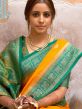 Yellow Woven Festive Silk Saree With Blouse
