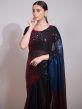 Multicolor Sequined Saree In Georgette