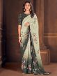 Green Shaded Casual Wear Saree In Georgette
