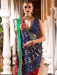 Red Traditional Silk Saree With Blouse