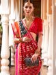 Black Patola Printed Silk Sari