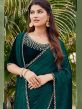 Green Festive Chiffon Saree