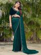 Green Festive Chiffon Saree