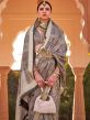Grey Party Wear Saree In Art Silk