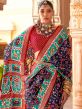 Blue Traditional Saree In Silk With Blouse