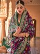 Pink Patola Printed Saree In Silk