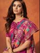 Purple Casual Wear Art Silk Saree With Blouse