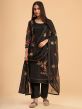 Black Party Wear Embroidered Salwar Kameez