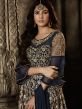 Sonal Chauhan Blue Zari Embroidered Anarkali Suit