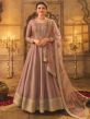 Prachi Desai Brown Embroidered Anarkali Suit