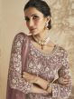 Pink Embroidered Pakistani Salwar Kameez In Georgette