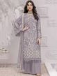 Purple Embroidered Designer Pakistani Salwar Kameez Online USA