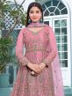 Pink Embroidered Stylish Salwar Kameez with Dupatta