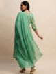 Green Pant Salwar Festive Suit In Cotton