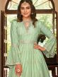 Green Festive Sharara Salwar Kameez With Dupatta