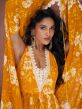 Yellow Floral Printed Anarkali Suit