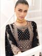 Black Anarkali Style Suit With Zari Work 