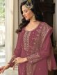 Pink Sequins Suit with Dupatta 