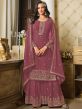 Pink Sequins Suit with Dupatta 