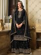 Black Embriodered Pakistani Style Salwar Suit