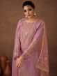 Purple Pakistani Salwar Kameez With Dupatta