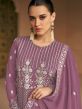 Magenta Embroidery Salwar Kameez With Dupatta