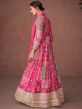 Pink Zari Embroidered Anarkali Salwar Kameez