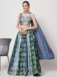 Multicolor Bandhej Printed Lehenga Choli In Art Silk