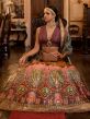 Multicolor Bridal Stone Embellished Lehenga Set