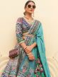 Blue Stone Embellished Bridal Lehenga With Choli