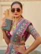 Pink Wedding Wear Embroidered Lehenga In Silk